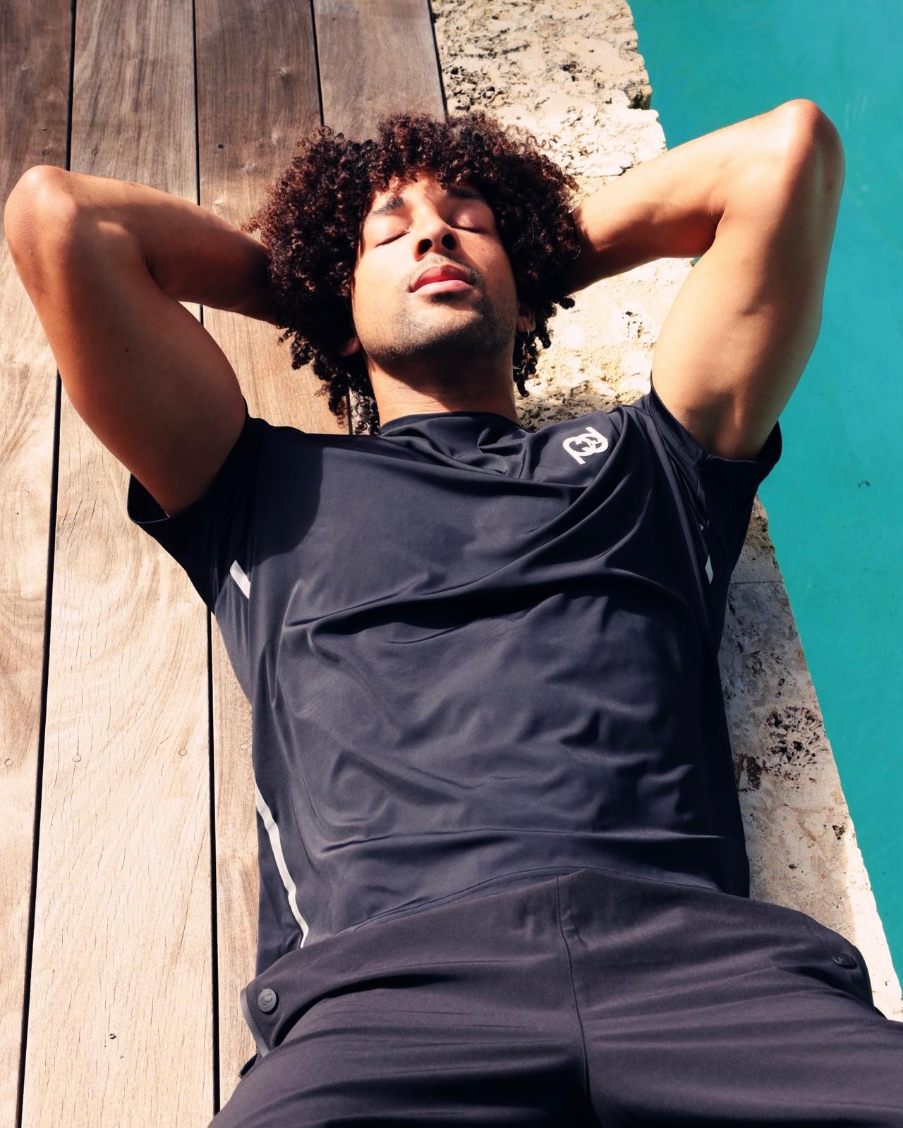 Mens Power T Shirt Black/White